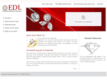 Tablet Screenshot of edl-labs.com